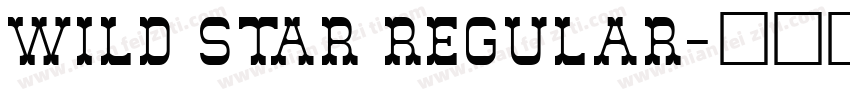 Wild Star Regular字体转换